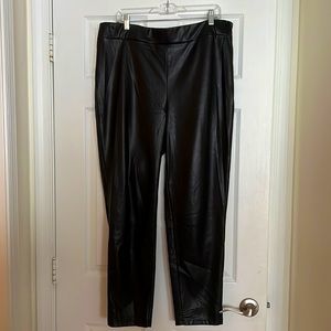 Like new DKNY faux leather leggings